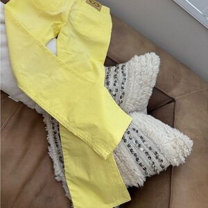 Escada Women's Sunny Yellow Boot Cut Jeans